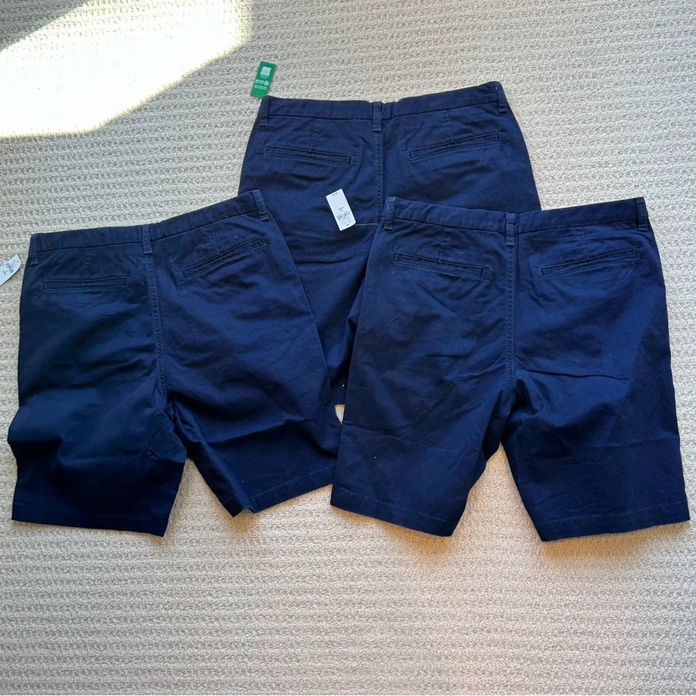 Boys GAP Navy Uniform Shorts Size 18 Husky